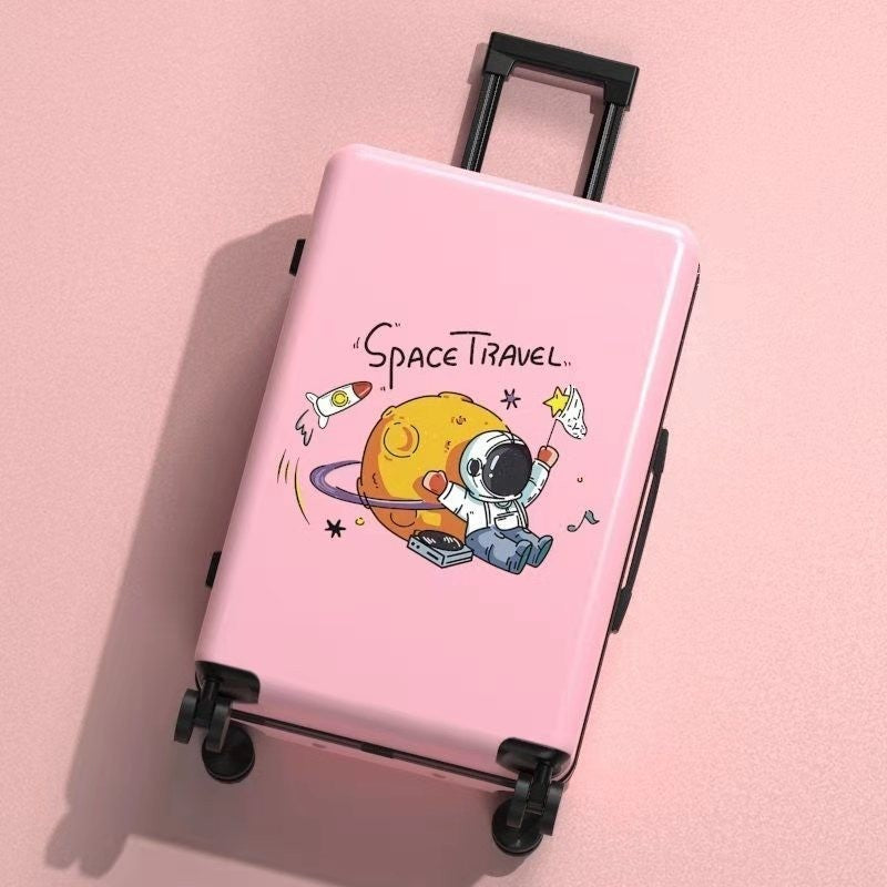 Troler de Calatorie, Flippy, 56 x 35 x 22 cm, 4 Roti, Maner Reglabil, din ABS, cu Fermoar, Blocare cu Cod, Impermeabil,