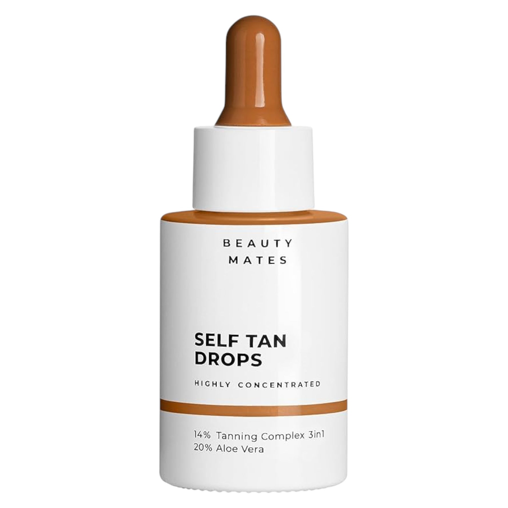 Vegan Tan, Dark Tan, Hidratează, Picături de auto-bronzare, Pentru față, 30 ml