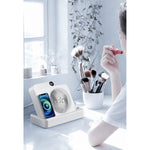 Ventilator 2in1, Flippy, Functie Incarcare Telefon Wireless, 100 Trepte de Viteza, 2400 mAh, 5V, 2A, 25 x 16.5 x 24 cm,