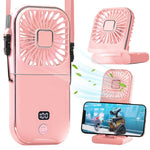 Ventilator Portabil Flippy, 3 in 1, de Mana, de Gat, de Birou, 16.7 x 8 x 1.9 cm, 3 Trepte de Viteza, Incarcare USB,