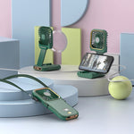 Ventilator Portabil Flippy, 3 in 1, de Mana, de Gat, de Birou, 16.7 x 8 x 1.9 cm, 3 Trepte de Viteza, Incarcare USB,