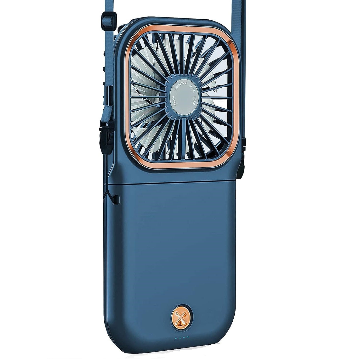 Ventilator Portabil Flippy, 3 in 1, de Mana, de Gat, de Birou, 16.7 x 8 x 1.9 cm, 3 Trepte de Viteza, Incarcare USB,