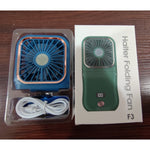 Ventilator Portabil Flippy, 3 in 1, de Mana, de Gat, de Birou, 16.7 x 8 x 1.9 cm, 3 Trepte de Viteza, Incarcare USB,