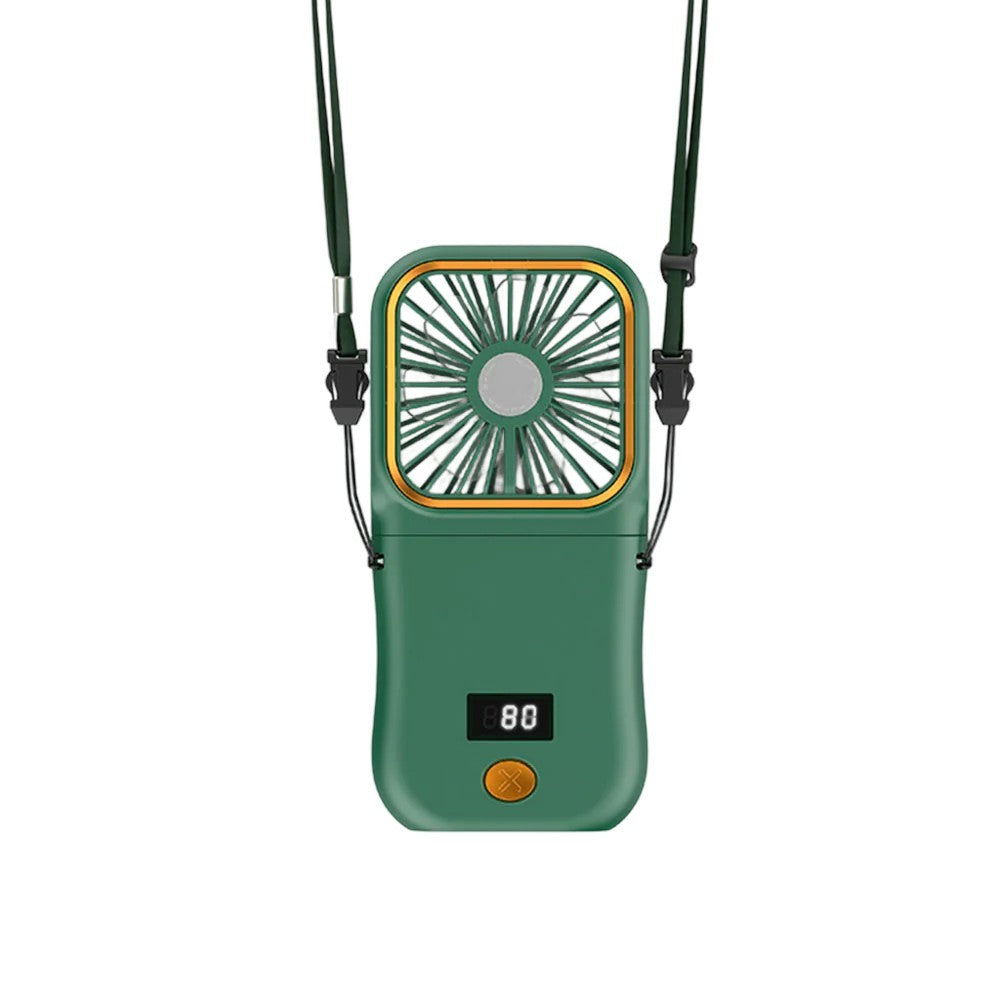 Ventilator Portabil Flippy, 3 in 1, de Mana, de Gat, de Birou, 16.7 x 8 x 1.9 cm, 3 Trepte de Viteza, Incarcare USB,