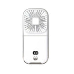 Ventilator Portabil Flippy, 3 in 1, de Mana, de Gat, de Birou, 16.7 x 8 x 1.9 cm, 3 Trepte de Viteza, Incarcare USB,