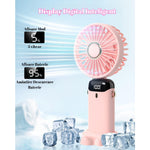 Ventilator Ultra Portabil cu Aromaterapie, Flippy, 3 in 1, de Mana, de Birou, de Gat, 5 Trepte de Viteza, Incarcare