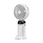 Ventilator Ultra Portabil cu Aromaterapie, Flippy, 3 in 1, de Mana, de Birou, de Gat, 5 Trepte de Viteza, Incarcare