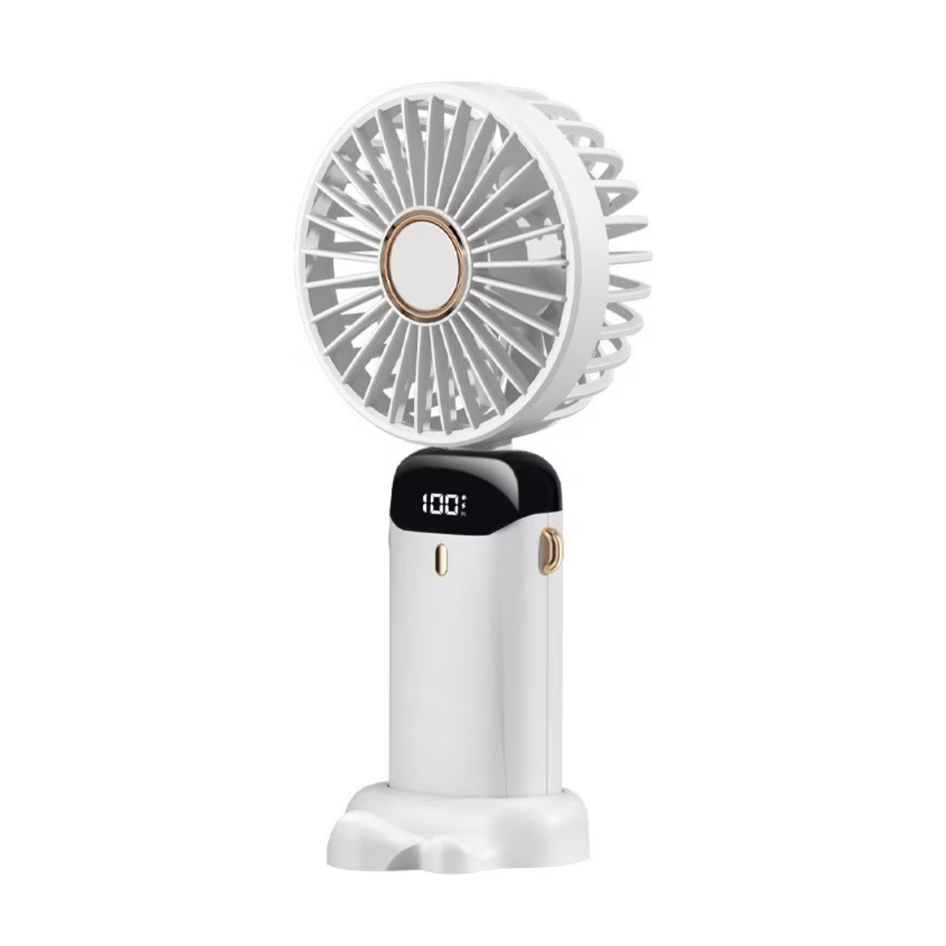Ventilator Ultra Portabil cu Aromaterapie, Flippy, 3 in 1, de Mana, de Birou, de Gat, 5 Trepte de Viteza, Incarcare