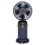 Ventilator Ultra Portabil cu Aromaterapie, Flippy, 3 in 1, de Mana, de Birou, de Gat, 5 Trepte de Viteza, Incarcare