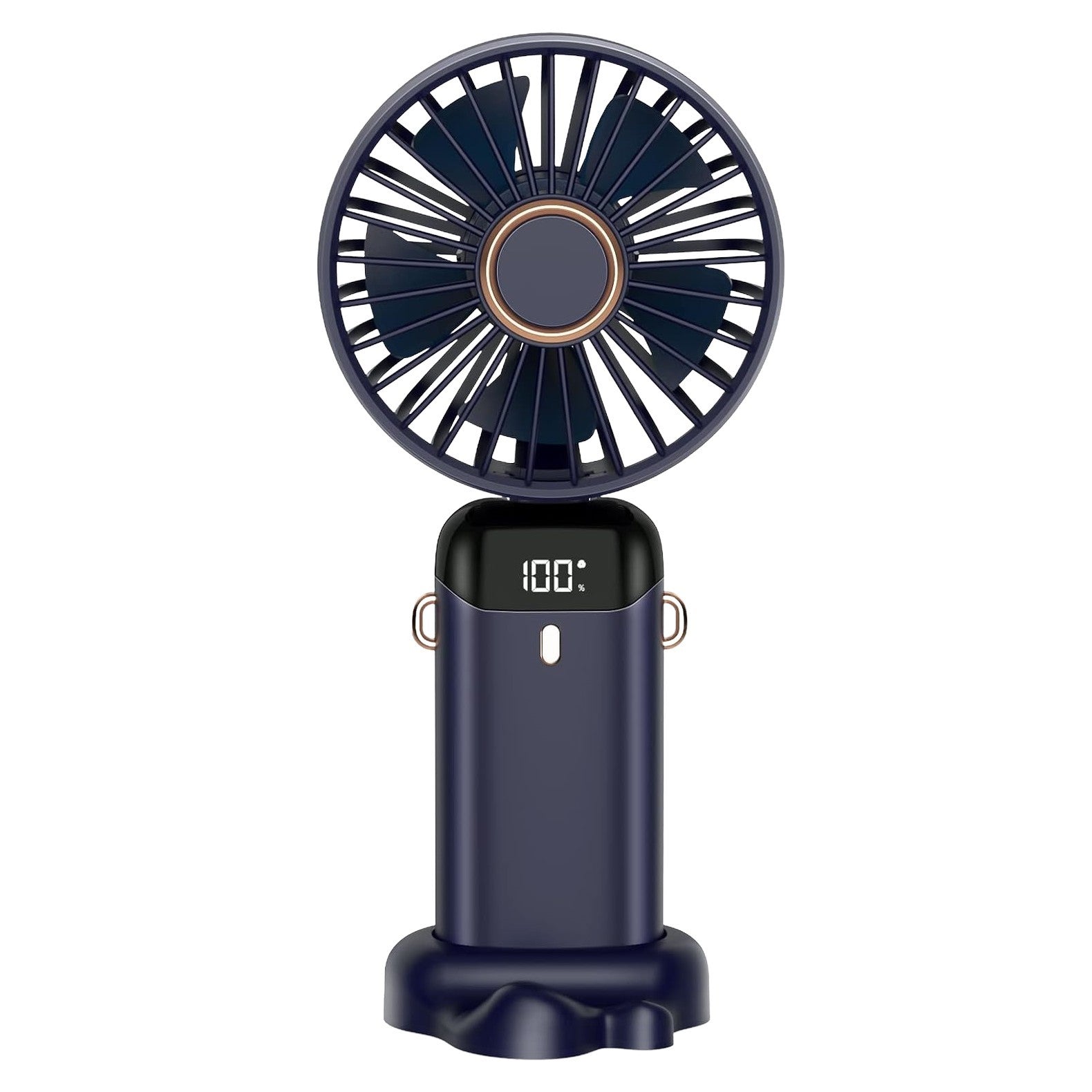 Ventilator Ultra Portabil cu Aromaterapie, Flippy, 3 in 1, de Mana, de Birou, de Gat, 5 Trepte de Viteza, Incarcare
