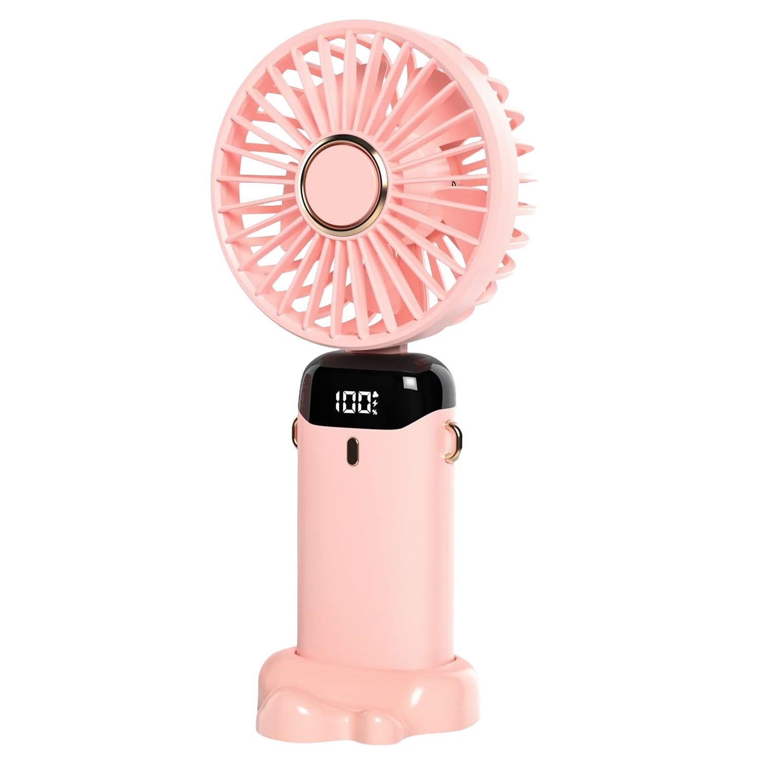 Ventilator Ultra Portabil cu Aromaterapie, Flippy, 3 in 1, de Mana, de Birou, de Gat, 5 Trepte de Viteza, Incarcare