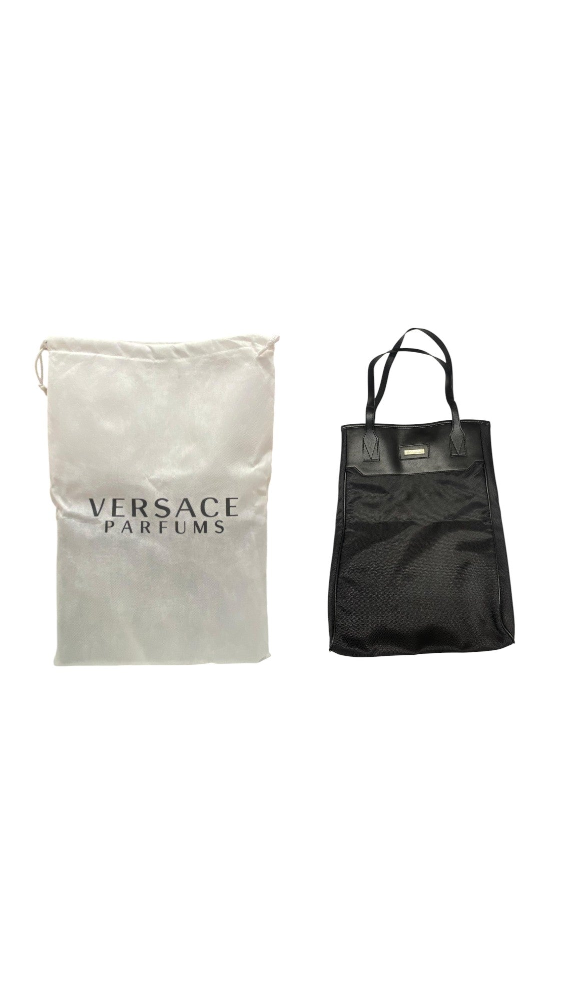 Versace, Versace, Geantă textilă, Geantă de mână, Negru, Pentru femei - Olmarkt