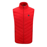 Vesta cu Incalzire, Flippy, Unisex, 2 Zone de Incalzire, Umplutura Bumbac, 3 Trepte de Temperatura, Incarcare USB,