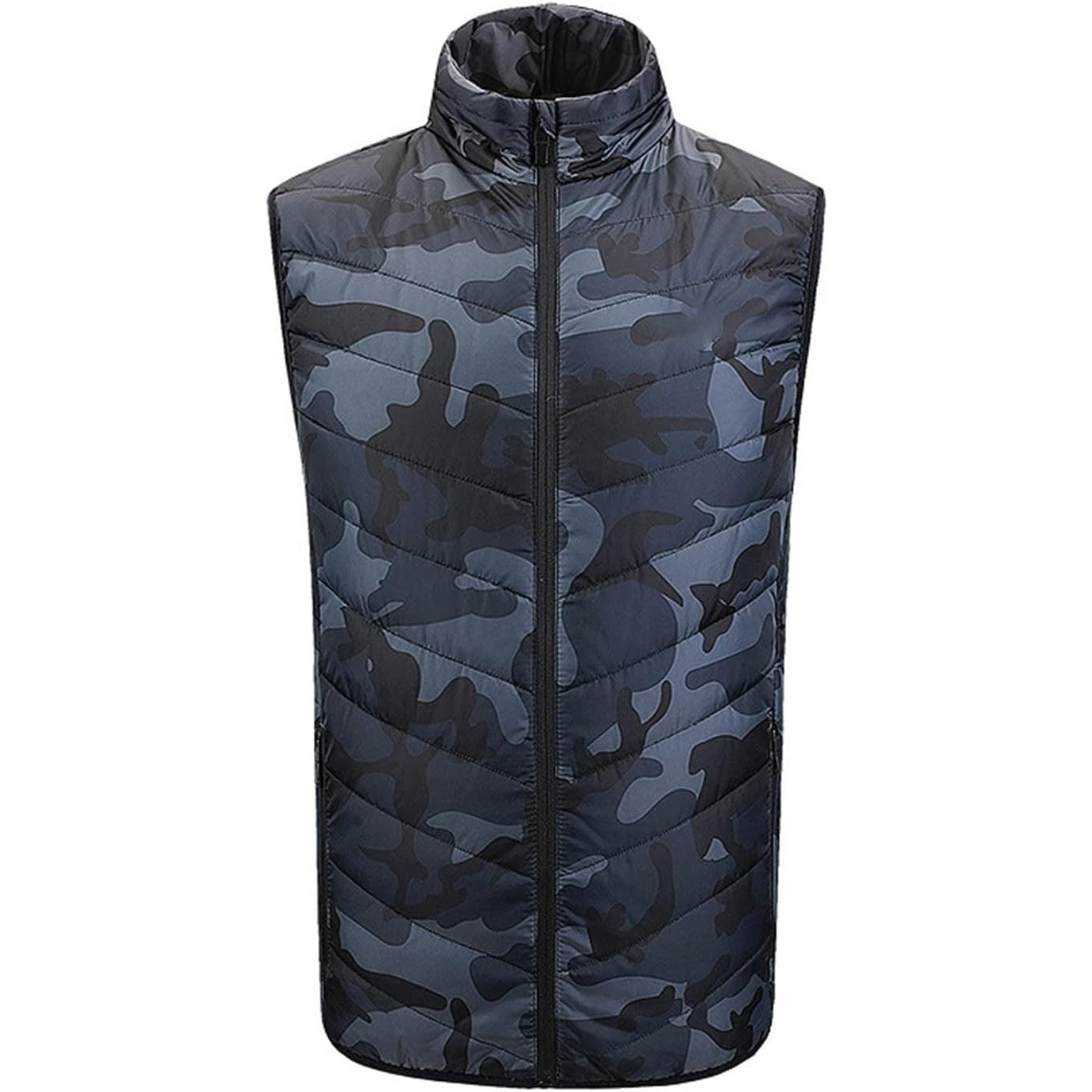 Vesta cu Incalzire, Flippy, Unisex, 2 Zone de Incalzire, Umplutura Bumbac, 3 Trepte de Temperatura, Incarcare USB,