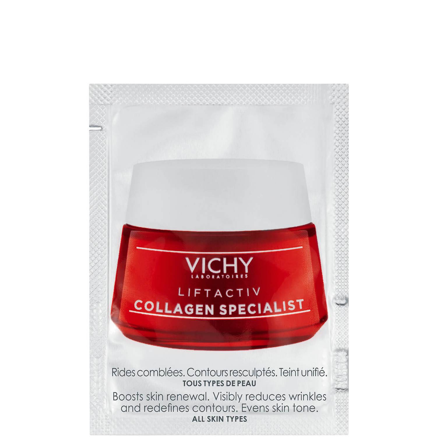 Vichy, COLLAGEN SPECIALIST, Colagen, Antirid, Noapte, Smântână, Pentru față, 1.5 ml *Mostră - Olmarkt