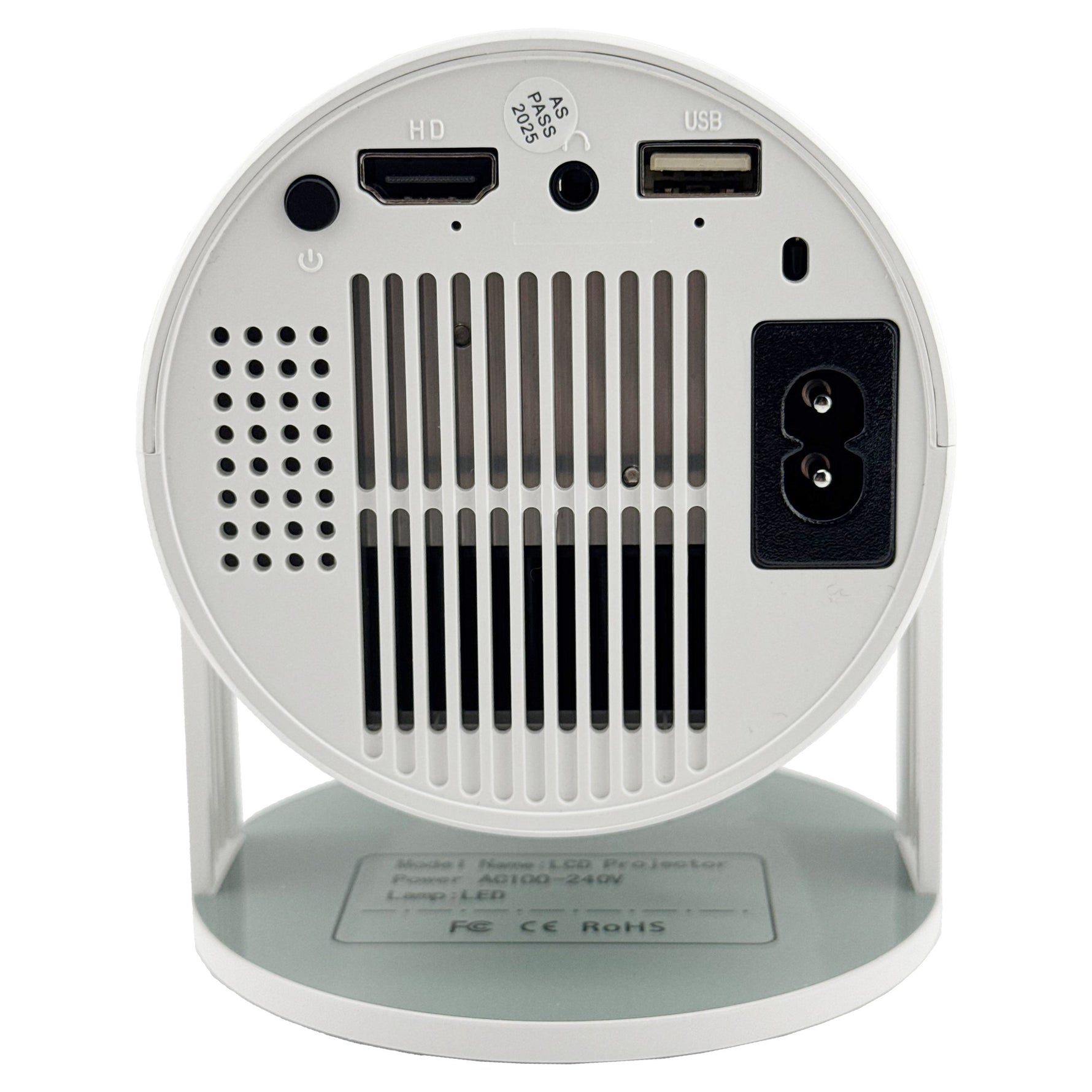 Video Proiector Portabil cilindric HY300, Flippy, Inteligent, HD 1280×720, Wireless, Compatibil cu Android/iOS, AC, 19