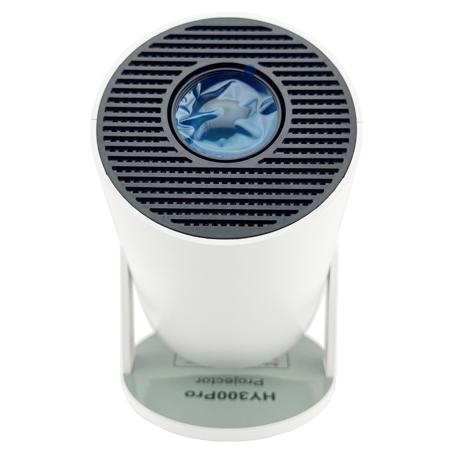 Video Proiector Portabil cilindric HY300PRO, Flippy, Inteligent, Full HD 1080 x 1280, Wireless, Compatibil cu