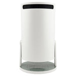 Video Proiector Portabil cilindric HY300PRO, Flippy, Inteligent, Full HD 1080 x 1280, Wireless, Compatibil cu
