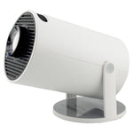Video Proiector Portabil cilindric HY300PRO+, Flippy, Inteligent, ULTRA HD 1920 x 1080, Wireless, Compatibil cu