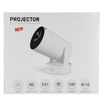 Video Proiector Portabil cilindric HY300ULTRA, Flippy, Inteligent, ULTRA HD 4K 1920 x 1080, Wireless, Compatibil cu