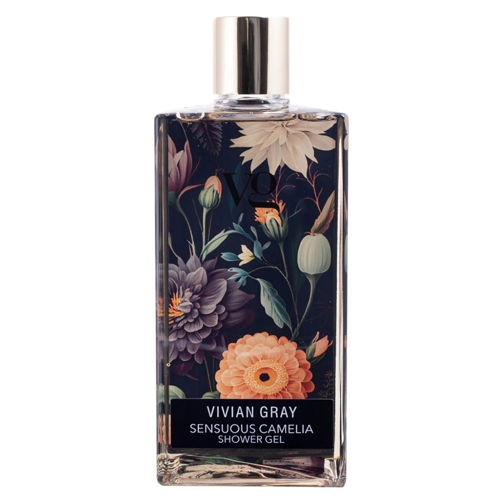 Vivian Gray, Sensuous Camelia, Curățare și hidratare, Gel de duș, Pentru toate tipurile de piele, 350 ml