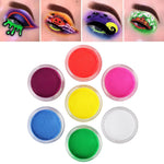 Vopsea pentru Fata si Corp, Flippy, cu Pigment Fosforescent, 30 g, Activare cu Apa, Alb