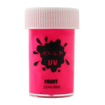 Vopsea pentru Fata si Corp, Flippy, cu Pigment Fosforescent UV, 15 ml, Roz