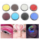 Vopsea pentru Fata si Corp, Flippy, cu Pigment Fosforescent, 30 g, Activare cu Apa, Albastru