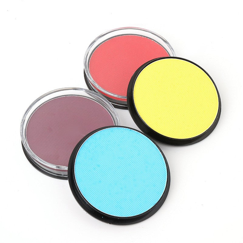 Vopsea pentru Fata si Corp, Flippy, cu Pigment Fosforescent, 30 g, Activare cu Apa, Visiniu