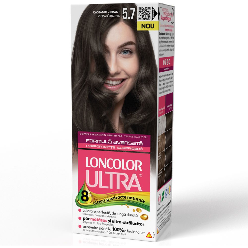 Vopsea pentru Par, Loncolor Ultra, 5/7 Castaniu Vibrant