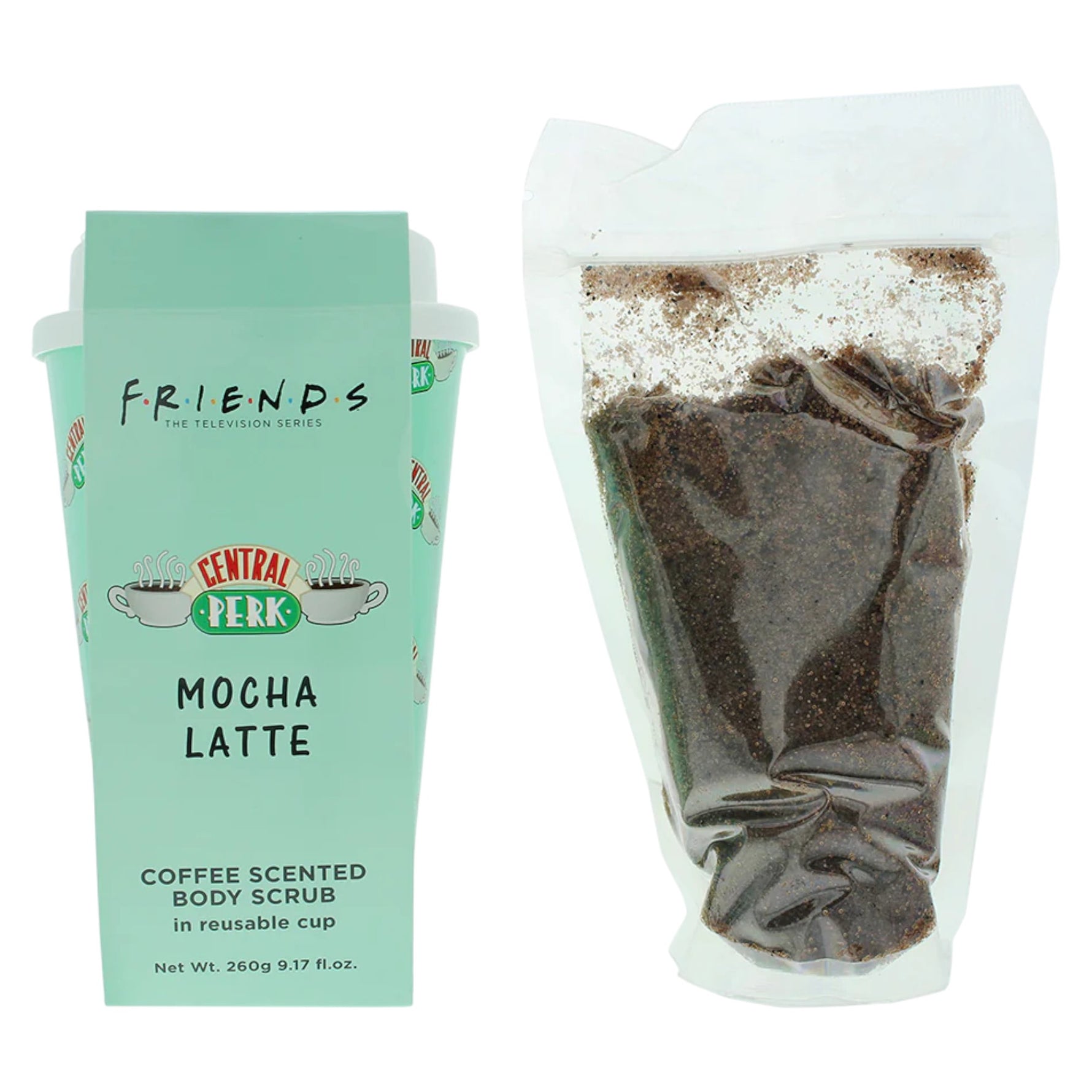 Warner Bros, Friends Mocha Latte, Curățare, Exfoliant pentru corp, 260 g
