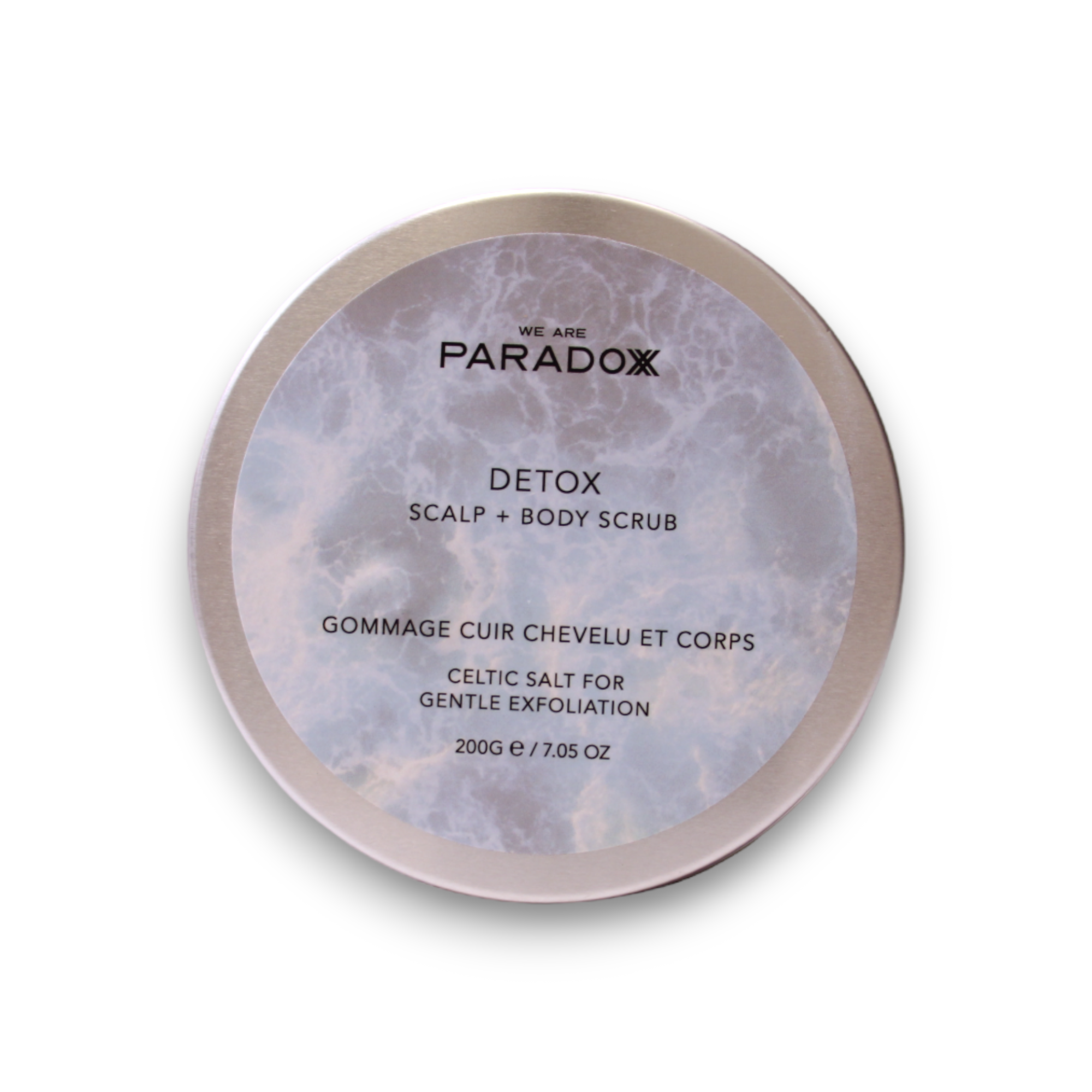 We are Paradoxx, Detox, Sare celtică, Exfoliere, Exfoliant pentru corp, 200 g - Olmarkt