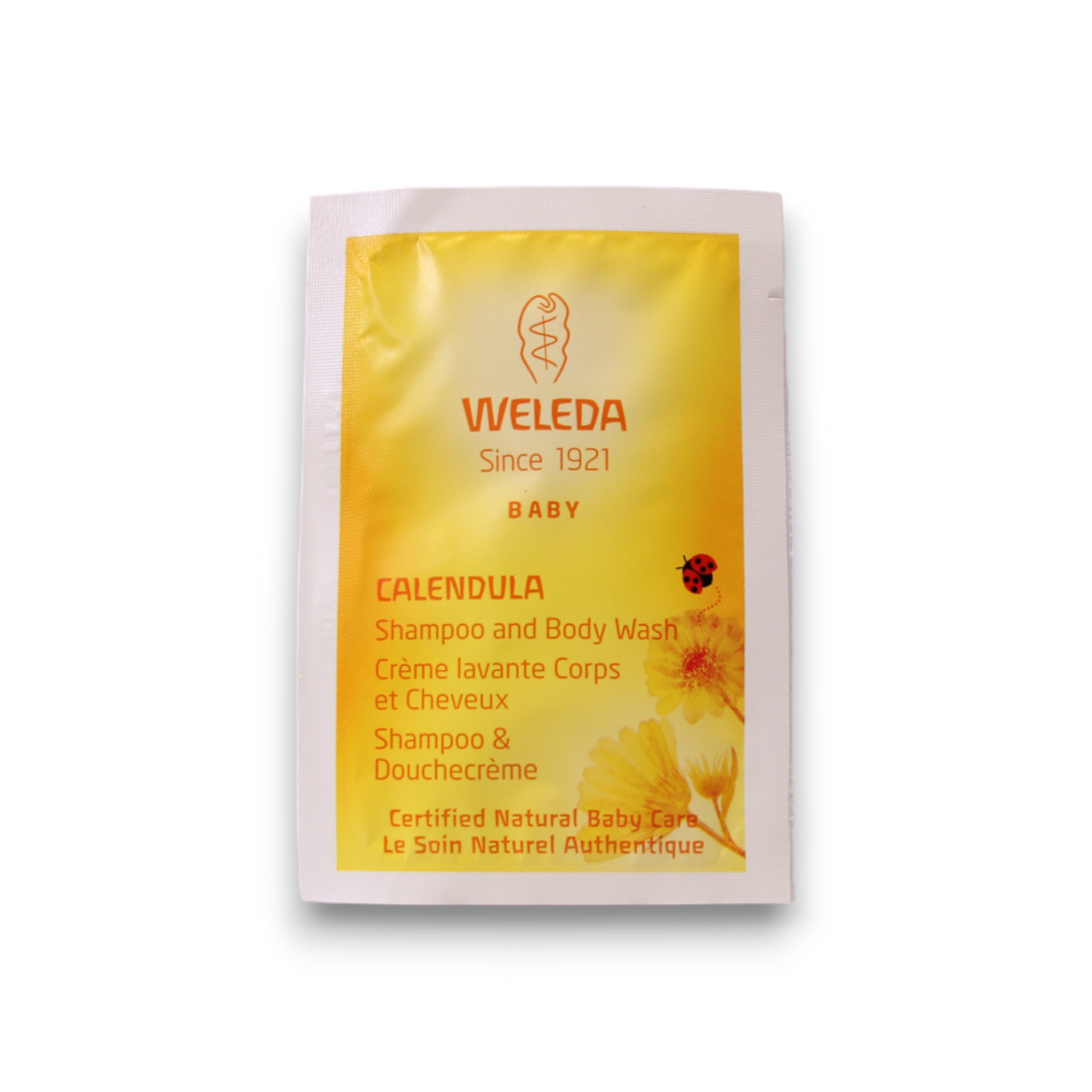 Weleda, Baby, Gel de duș și șampon 2 în 1, Gălbenele, 3 ml *Mostră - Olmarkt