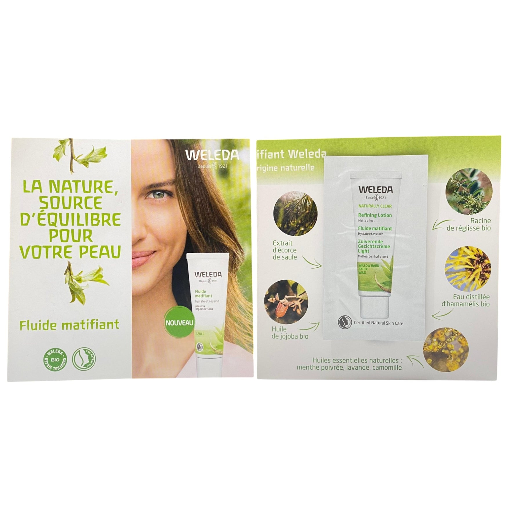 Weleda, Naturaly Clear, Rafinare, Loțiune, Pentru față, 1.5 ml *Mostră - Olmarkt
