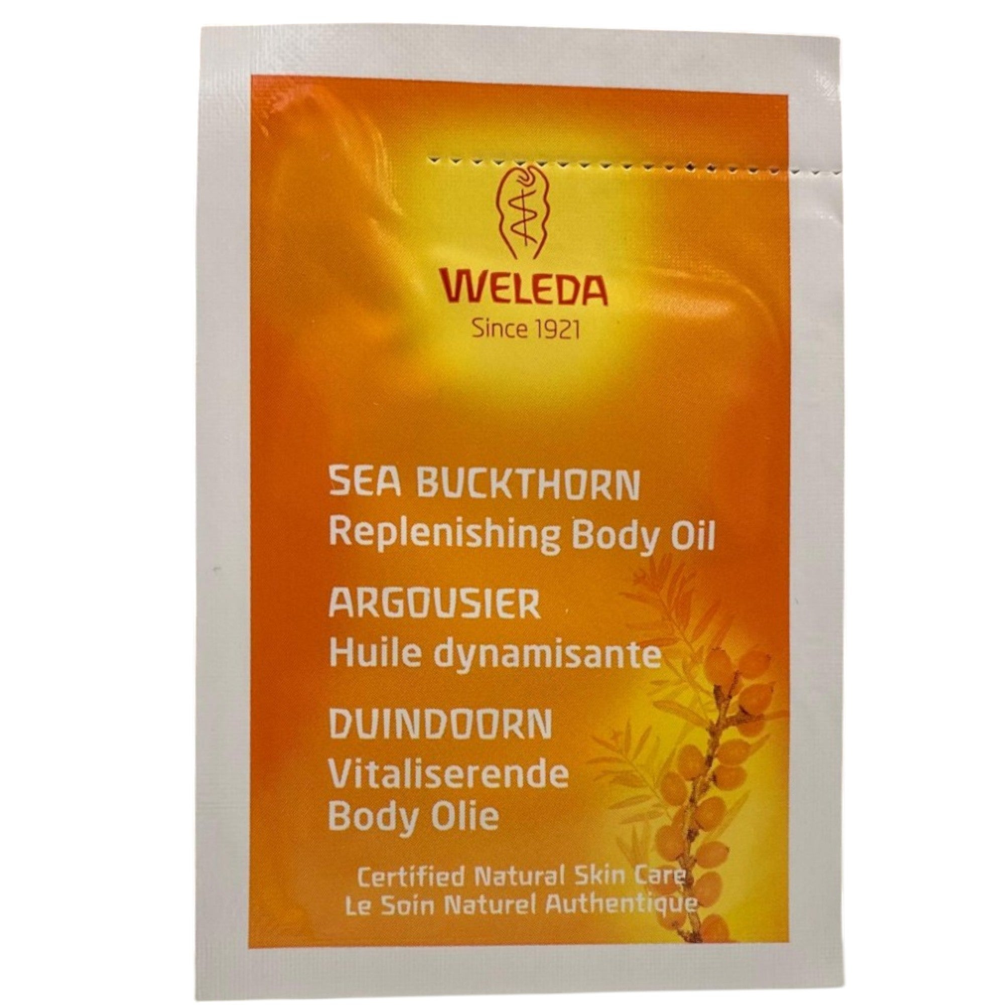 Weleda, Sea Buckthorn, Realimentare, Ulei de corp, Pentru corp, față și ochi, 2 ml *Mostră - Olmarkt