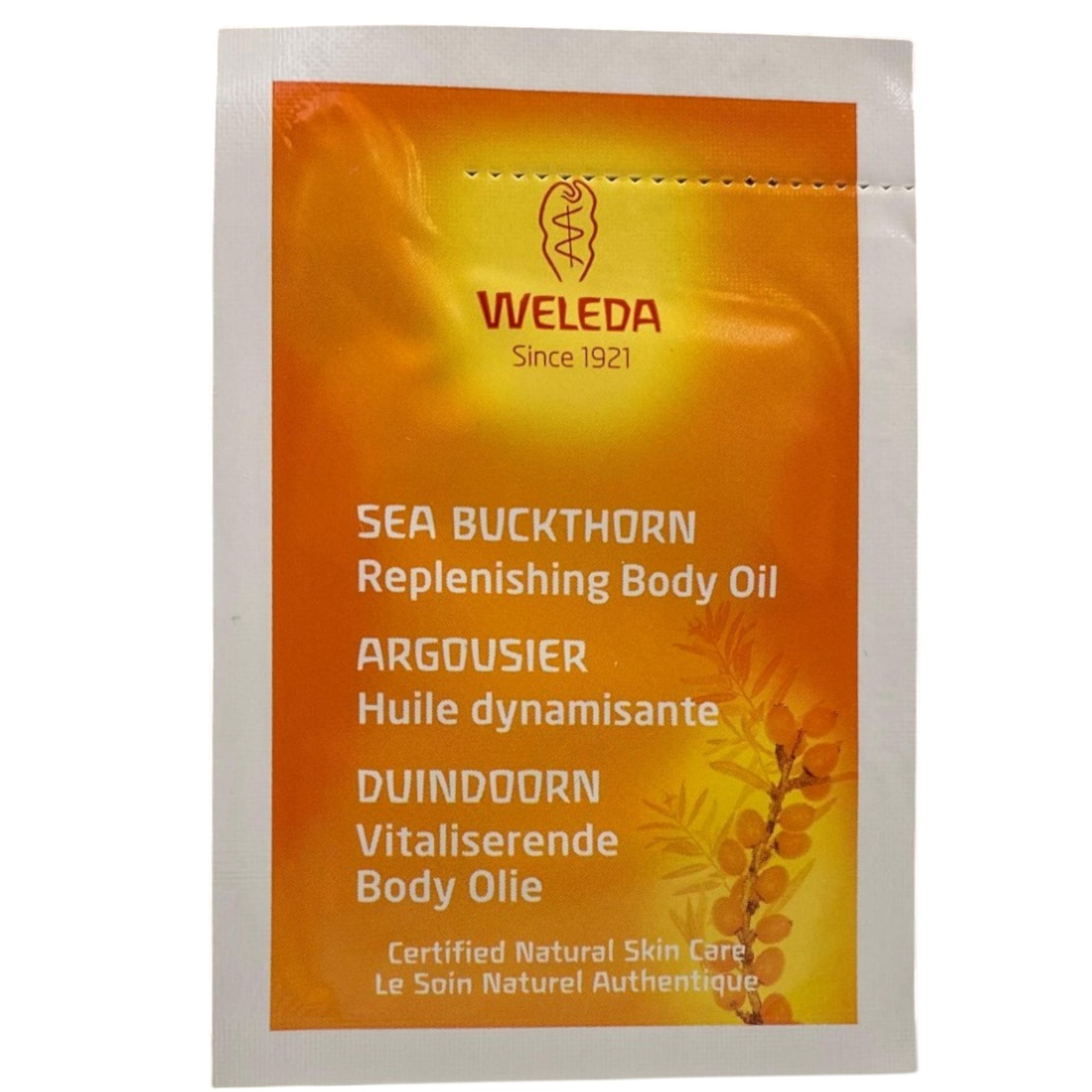 Weleda, Sea Buckthorn, Realimentare, Ulei de corp, Pentru corp, față și ochi, 2 ml *Mostră - Olmarkt