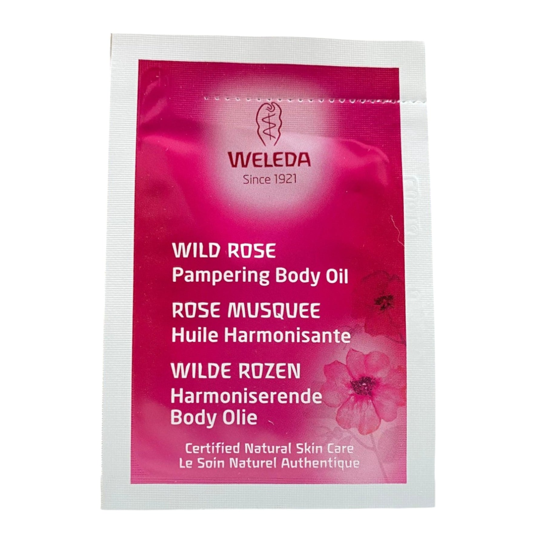 Weleda, Wild Rose, Petale de trandafir, Hidratant și reparator, Ulei de corp, Zi, 2 ml *Mostră - Olmarkt