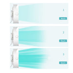 Mini ventilator pentru birou cu usb, Flippy, rotire 360 grade, 3 viteze, 13.5 x 12,8 cm, Alb
