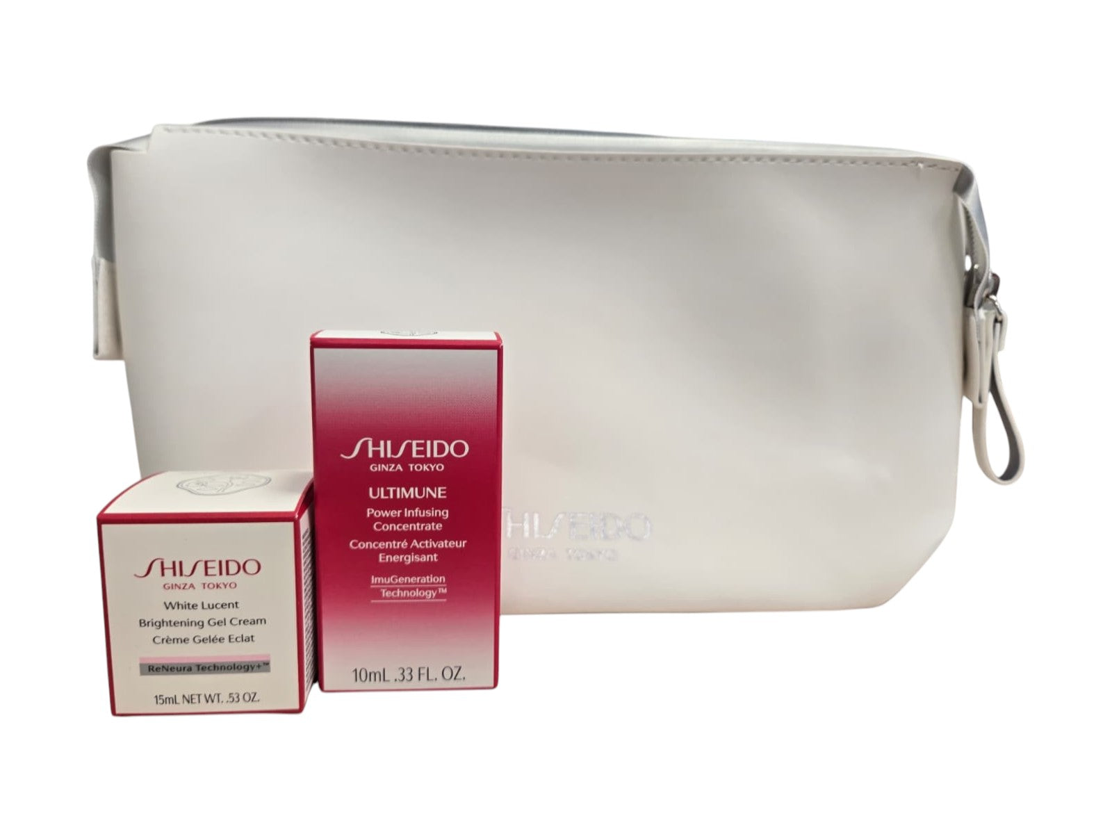 White Lucent Set Shiseido: White Lucent, Brightening, Day, Cream, For Face, 15 ml + White Lucent, Illuminating, Serum, For Face, 10 ml - Olmarkt