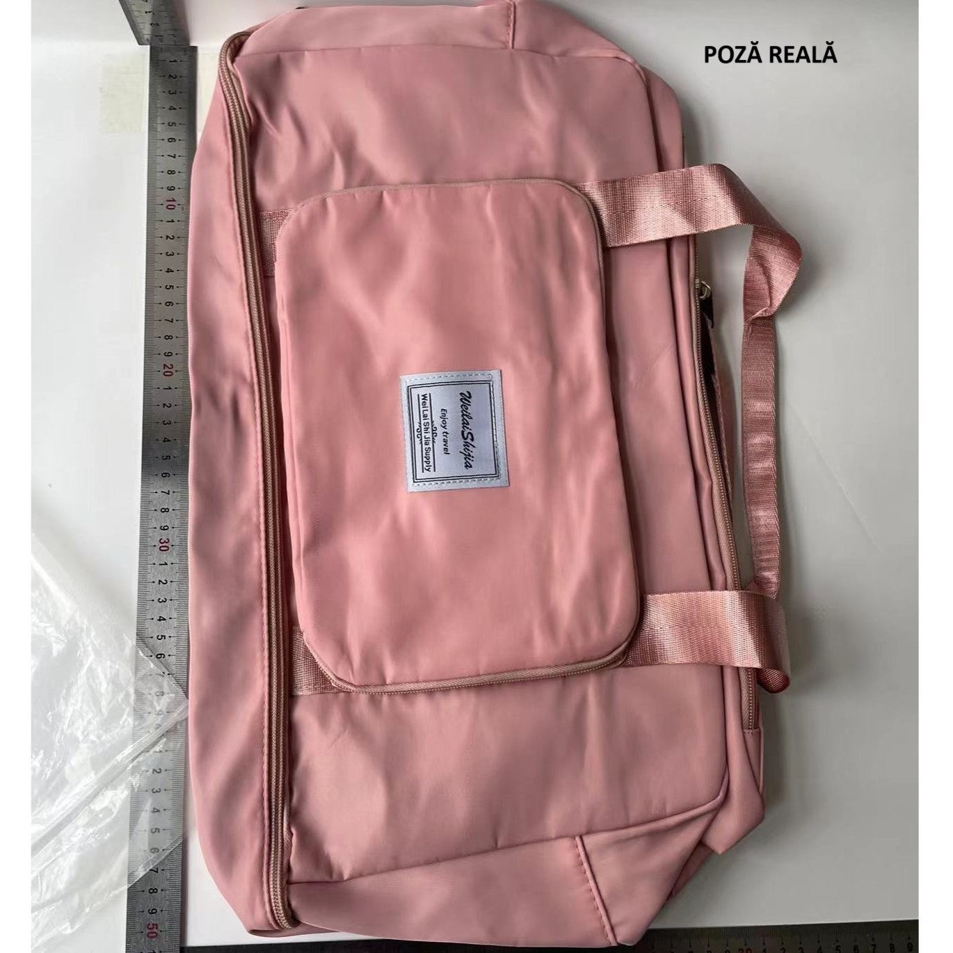 Geanta Pliabila, Flippy, pentru Voiaj, Buzunare Multiple, de Mana, Impermeabila, Material Textil, Capacitate 8 Kg,