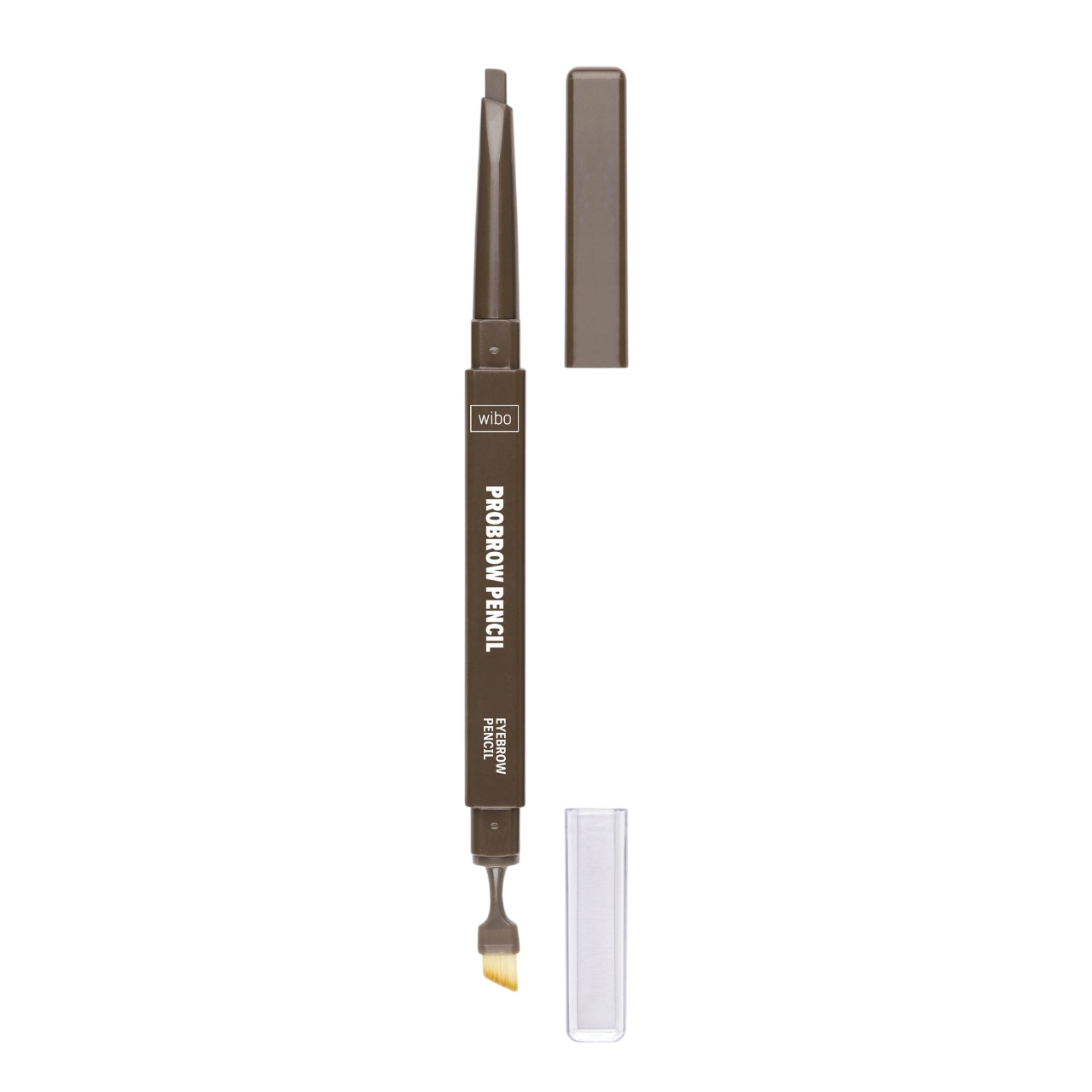 Wibo, ProBrow, Definiți, Creion pentru sprâncene cu cremă și perie 2-în-1, 2, Chocolate Brown, 0.3 g
