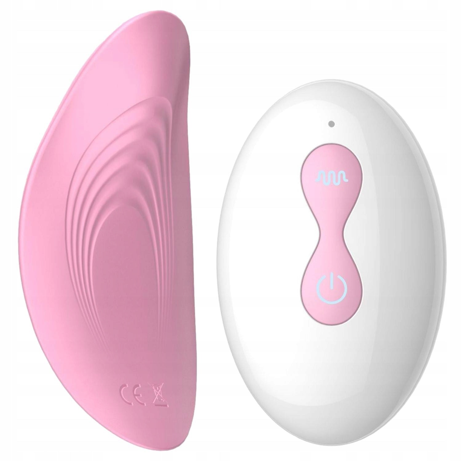 Vibrator mini USB roz drăguț din seria B cu telecomandă