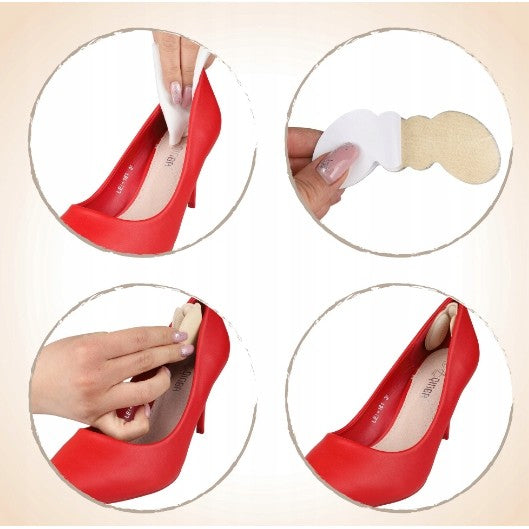 Set 2 Branturi cu Pernute pentru Calcai, Flippy, Suport Interior pentru Incaltaminte, Marime Universala, Aderent pe