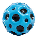 Minge Saltareata Hiperelastica, Flippy, Space Moon Ball foarte Elastica, Antistress pentru Copii, Diametru 66 mm,