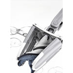 Set Mop Plat + Galeata, Flippy, cu Sistem de Stoargere, Lungime Telescopica 140 cm, Argintiu/Galben