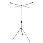 Uscator de Rufe, Flippy, Pliabil, Telescopic, 4 Brate, din Otel Inoxidabil, Rezistent la Vreme Rea, Gri