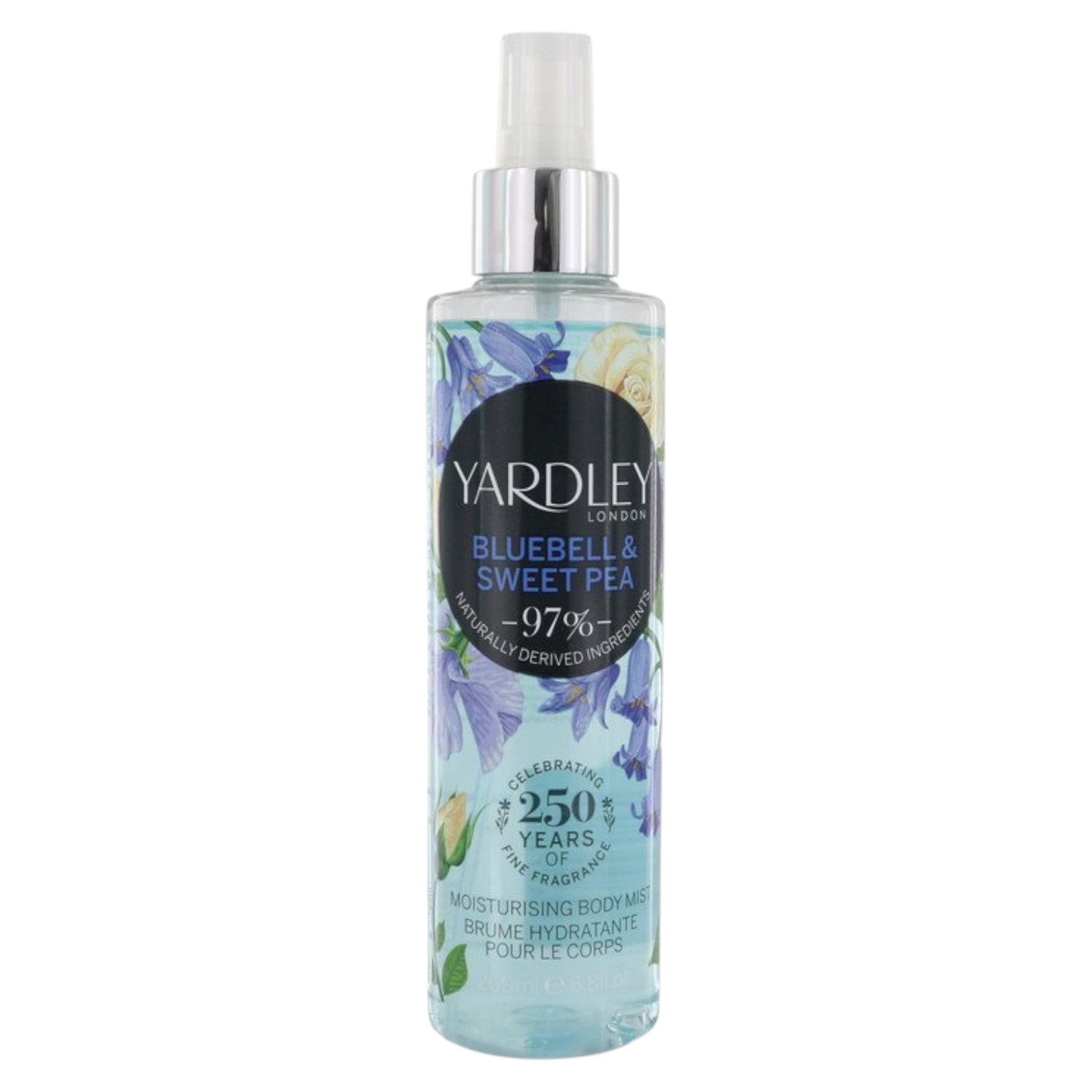 Yardley, Bluebell and Sweetpea, Spray parfumat, Pentru femei, 200 ml