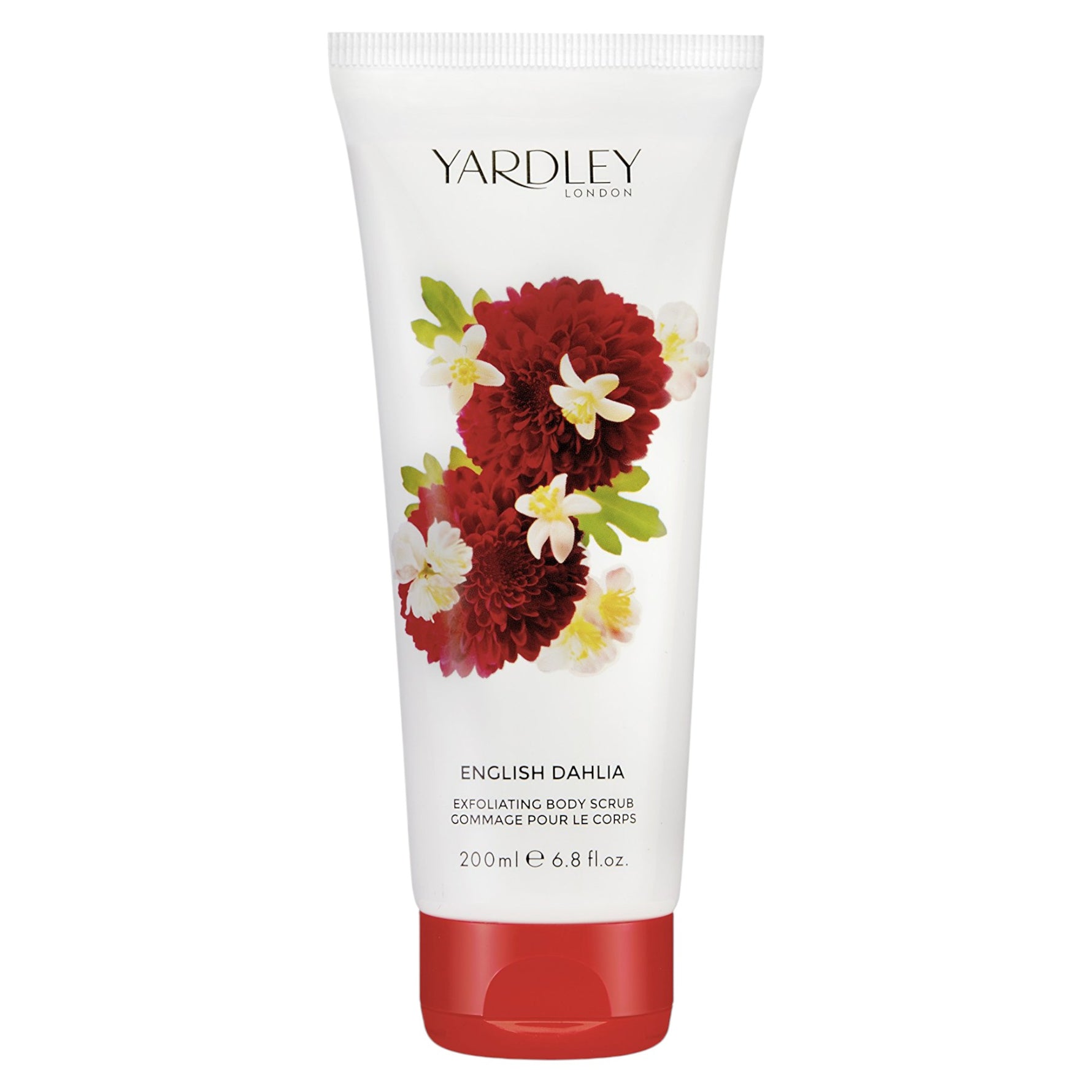 Yardley, English Dahlia, Exfoliere, Exfoliant pentru corp, 200 ml