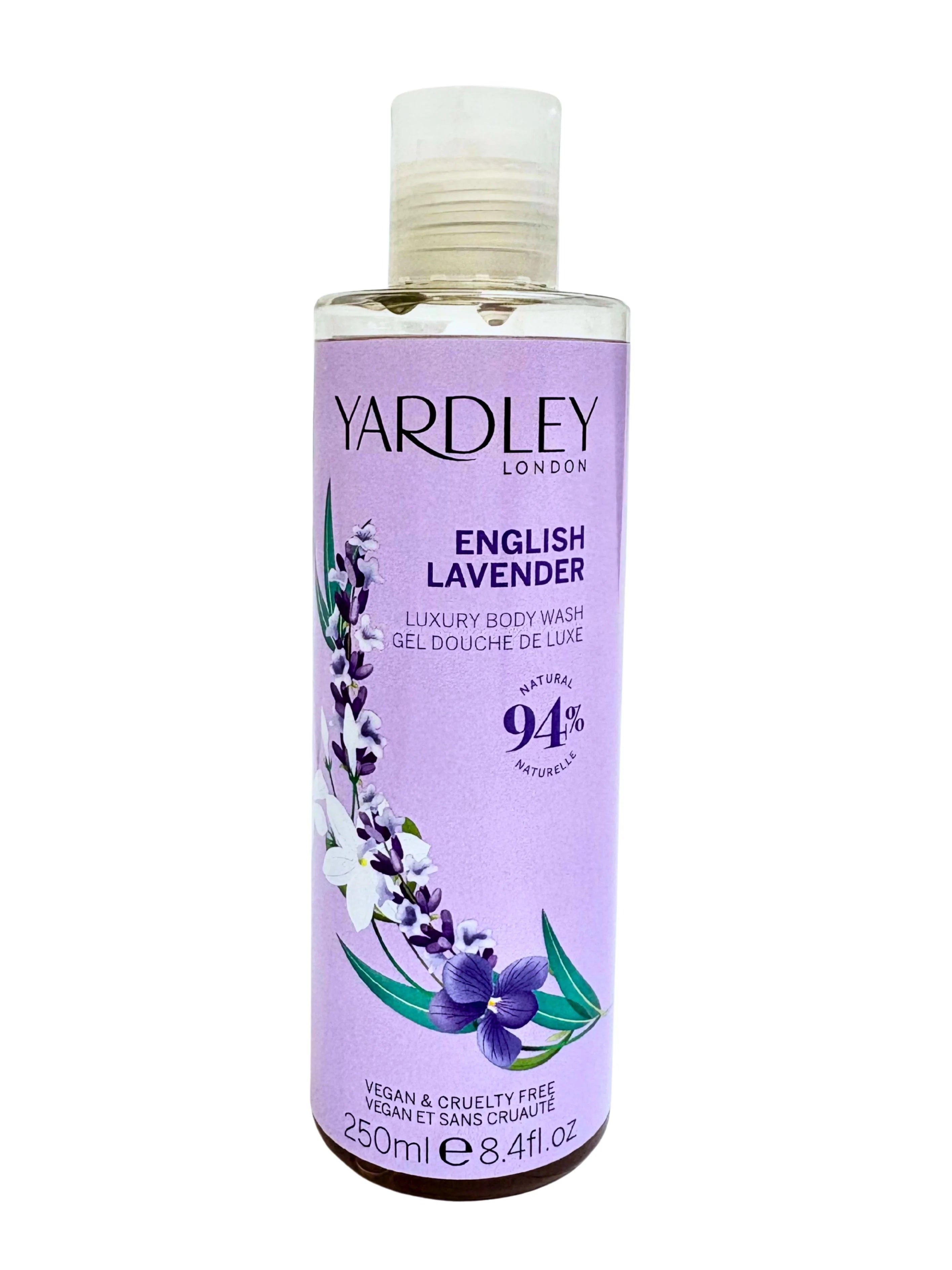Yardley, English Lavender, Hidratant, Gel de duș, 250 ml