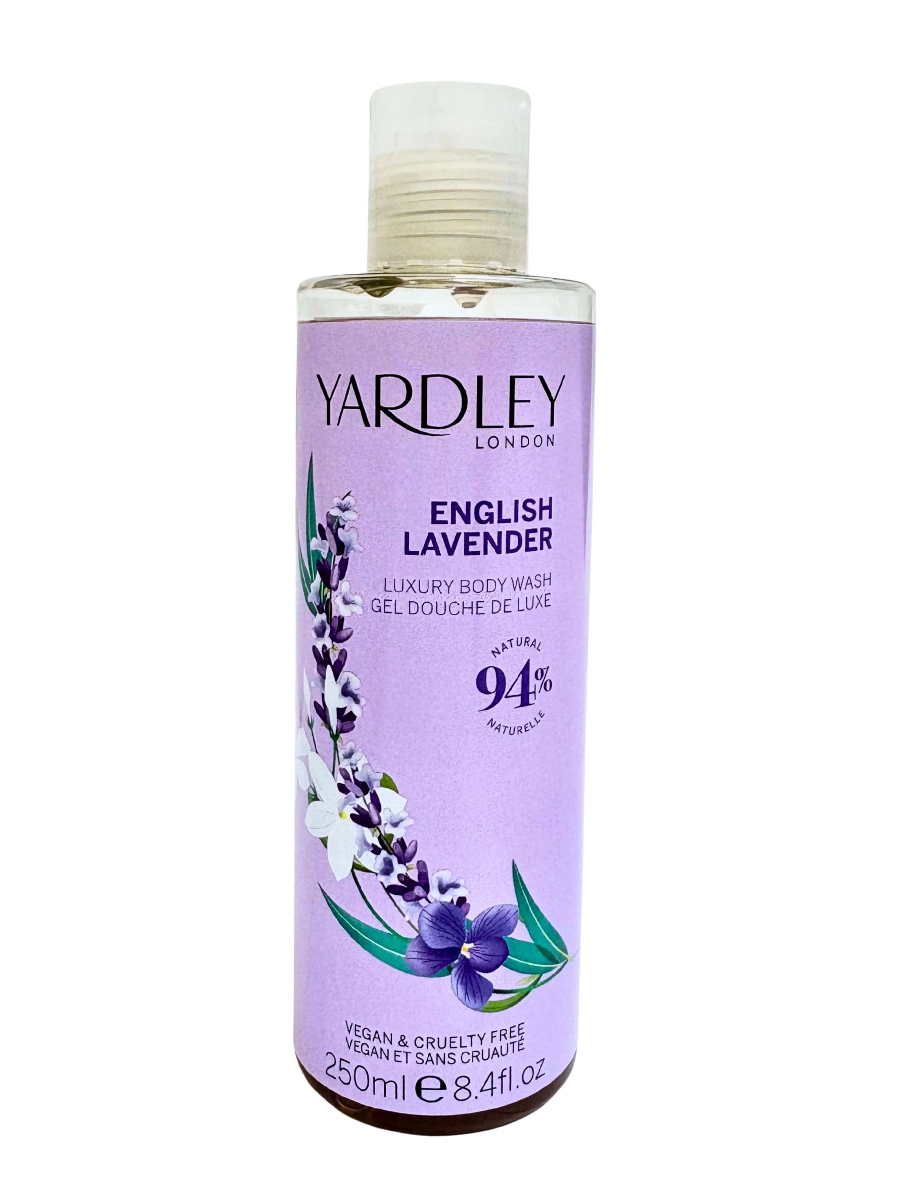 Yardley, English Lavender, Hidratant, Gel de duș, 250 ml